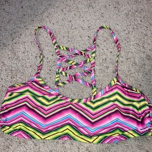 Striped Bikini Top